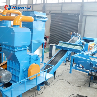 High-efficiency Scrap Metal Sorting Crushing Equipment Scrap Steel Tailings Crushing and Separation Line