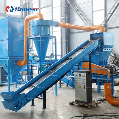 High-efficiency Scrap Metal Sorting Crushing Equipment Scrap Steel Tailings Crushing and Separation Line