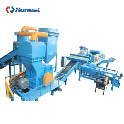 All-in-one Scrap Steel Shredding and Recycling Machine Steel Scrap Crushing and Separation System