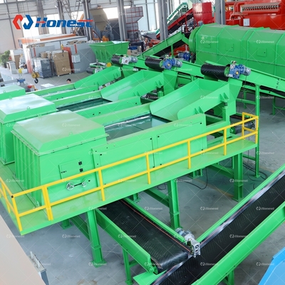 Scrap Metal Crushing Sorting Recycling Equipment Scrap Steel Tailings Crusher with Separator