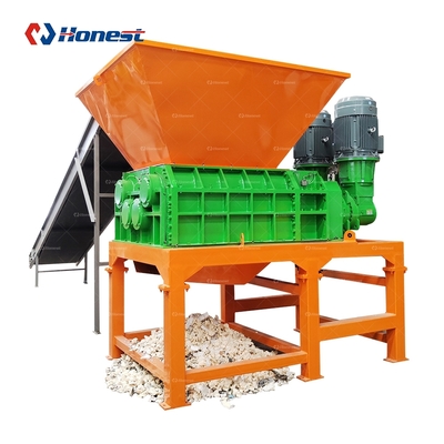 Industrial Double Shaft Bicycle Motorcycle Car Engine Scrap Electric Car Body Crushing Steel Scrap Metal Crusher Shredder Price