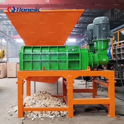 Industrial Double Shaft Bicycle Motorcycle Car Engine Scrap Electric Car Body Crushing Steel Scrap Metal Crusher Shredder Price
