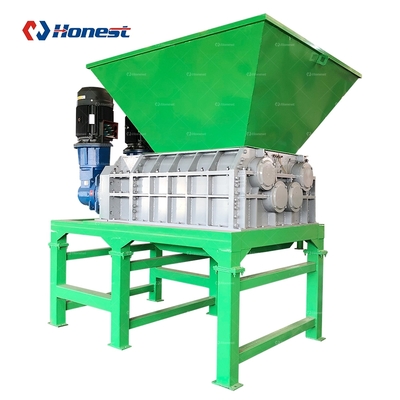 Industrial Double Shaft Bicycle Motorcycle Car Engine Scrap Electric Car Body Crushing Steel Scrap Metal Crusher Shredder Price