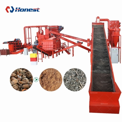 Scrap Steel Iron Aluminum High Quality Motor Stator Shredder HDD Hard Disk Circuit Board Scrap Recycling Machine Hammer Mill