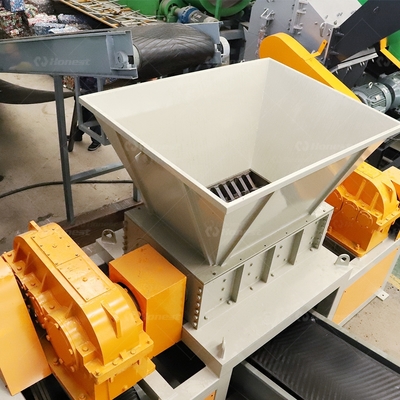 Scrap Metal Iron Shredder Double Shaft Copper Wire Crushing Machine
