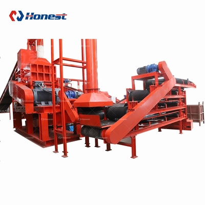 Large Production Capacity Metal Recycling Crusher Waste Motor Stator Rotor Recycling Plant Scrap Metal Crusher Production Line