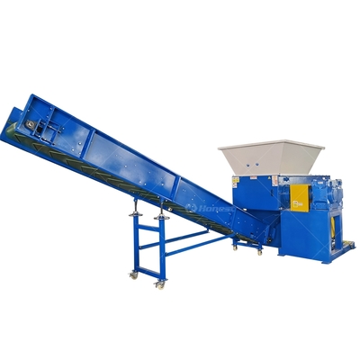 Industrial Single Rotor Shredder E-Waste Tires Textiles Robust Build Easy Maintenance Low Cost