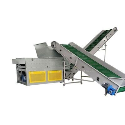 Single Shaft Shredder for Plastic Rubber Wood Waste Custom Blades Low Speed High Torque Cheap Price