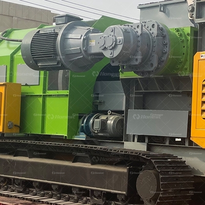 Construction Waste Recycling and Crushing Waste Metal Crawler Mounted Shredding Equipment Movable Shredder
