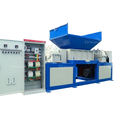 Industrial Dual Shaft Shredder Machine Metal/Tire/Plastic Hydraulic System Shredding Crusher Machine