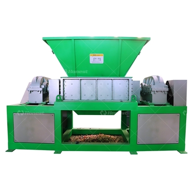 Industrial Dual Shaft Shredder Machine Metal/Tire/Plastic Hydraulic System Shredding Crusher Machine
