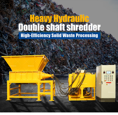 Scrap Metal Crusher Shredder Tyre Shredder Construction Waste Crushing Machine