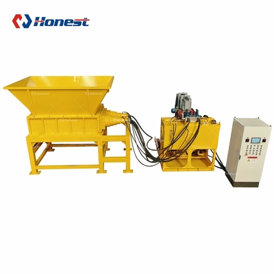 Hydraulic Scrap Metal Recycling Crusher Shredder Machine Automatic with Double Shaft Design Waste Liner Shredding