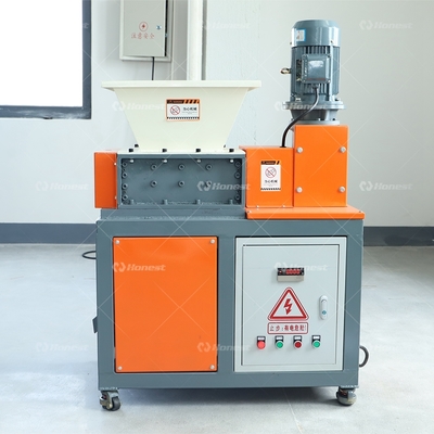 High Efficiency Small Double Shaft Scrap Steel Drum Metal Pipes Shredder for Sale in Good Price
