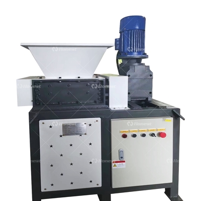 Mini Paper Shredder Carton Shredding Machine Paper Double Shaft Shredder Machinery