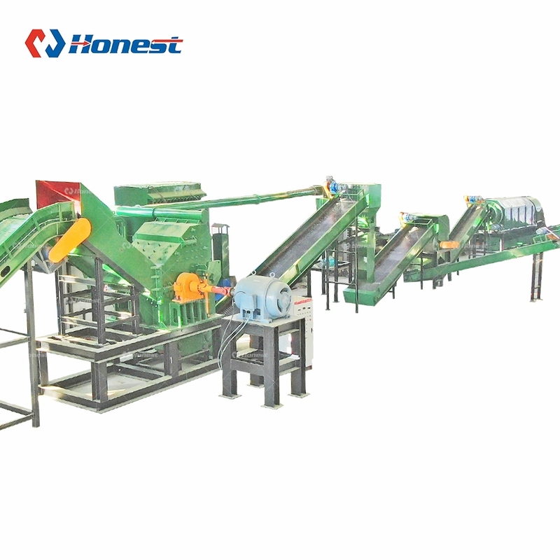 All-in-one Scrap Steel Shredding and Recycling Machine Steel Scrap Crushing and Separation System