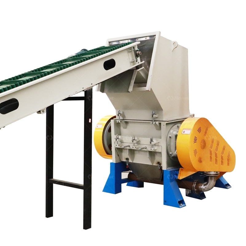 New Design Double-Used Automatic PP Plastic Waste Crusher Shredder Machine ABS PVC PET Bottle Crusher Bearing Core Motor